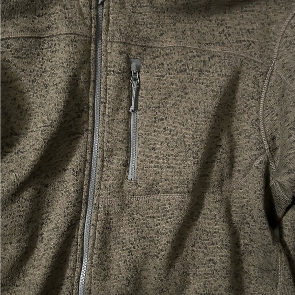 RedHead Softshell Brown Heathered Hooded Jacket Style 628RHS19-7502K Size 2XL - Picture 4 of 6